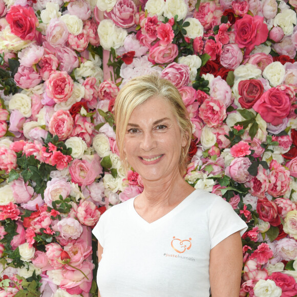 Exclusif - Michèle Laroque - L' Association "Juste Humain" a organisé un défilé de mode (La Semaine de la Mode des enfants hospitalisés à Robert Debré) dans le jardin d'hiver de l'hôpital Robert Debré à Paris le 6 juin 2018. © Coadic Guirec / Bestimage 