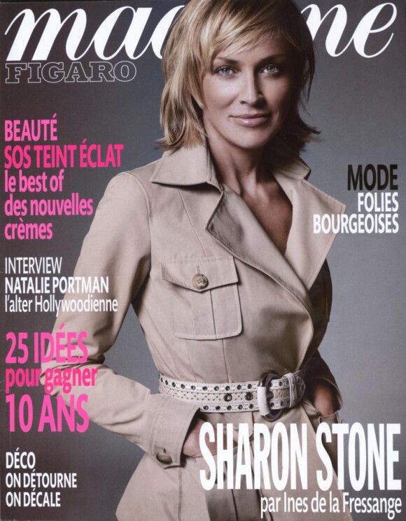 Sharon Stone pour Madame Figaro