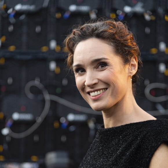 Exclusif - Marie-Sophie Lacarrau - Soirée spéciale " Notre Dame de Paris, Le Grand Concert " qui s'est déroulée dans la Cour des Invalides à Paris 7eme et diffusée sur France 2 samedi 20 Avril 2019. © Pierre Perusseau / Bestimage 