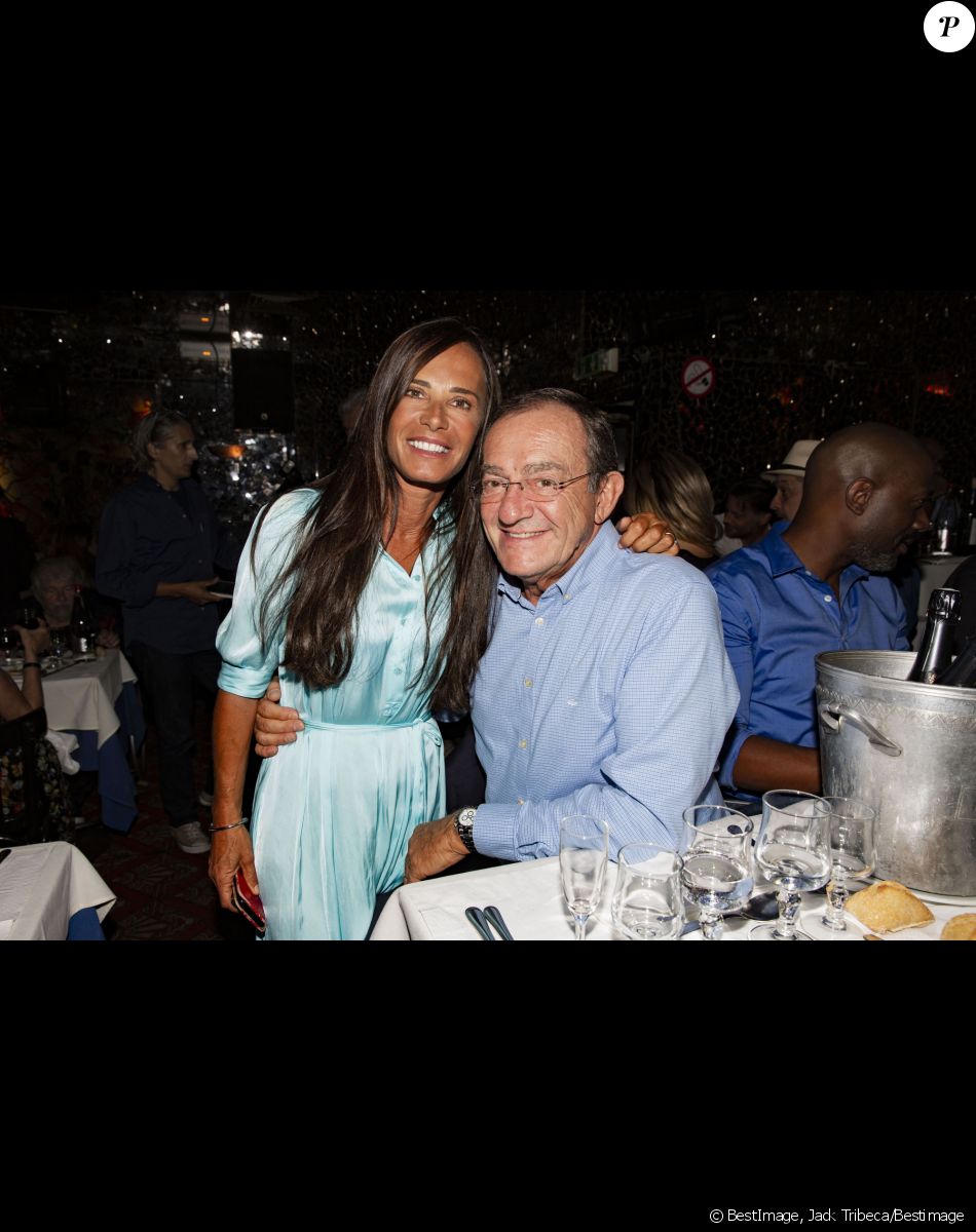 Exclusif - Nathalie Marquay et son mari Jean-Pierre Pernaut - Soirée au Don Camilo pour le lancement du clip "Radio Aktébo" de l'association Aktebo au profit des enfants malades à Paris le 17 septembre 2019. © Jack Tribeca/Bestimage
