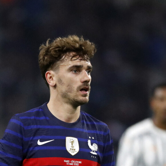 Antoine Griezmann - L'équipe de France a battu la Côte d'Ivoire en amical (2-1) à Marseille le 25 mars 2022. © Stéphane Pillaud/Panoramic/Bestimage