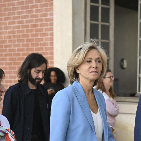 François de Mazières, maire de Versailles, Valérie Pécresse - Presidente de la Region Ile de France - V.Pécresse, présidente de la région Ile-de-France, inaugure la 2 ème édition de la Biennale d'architecture et de paysage à Versailles, qui se tient jusqu'au 13 juillet 2022. © JB Autissier / Panoramic / Bestimage 