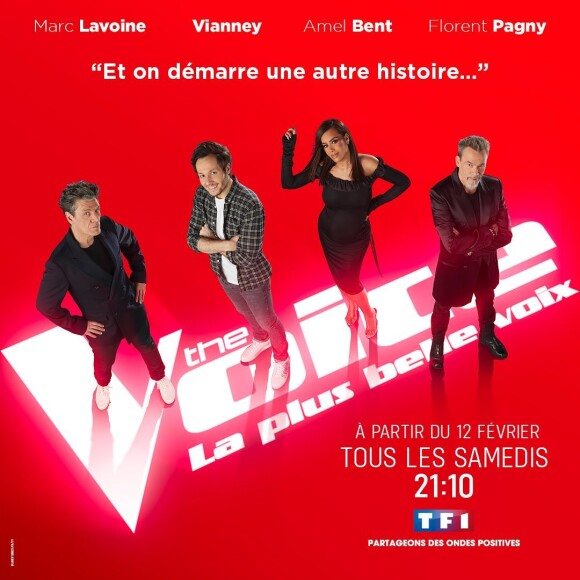 Amel Bent, Marc Lavoine, Florent Pagny et Vianney, les coaches de "The Voice 2022".