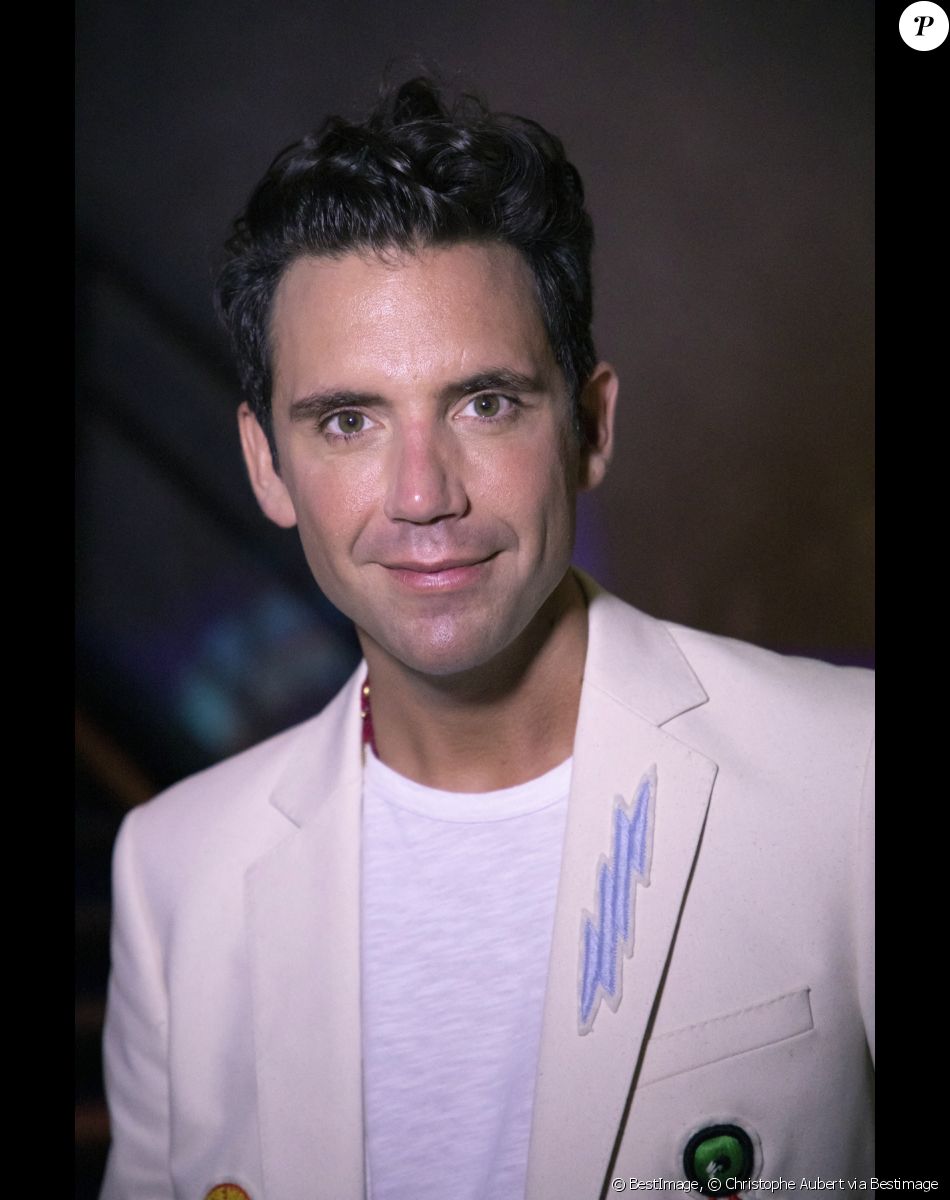Mika - Lancement de la collection de mouchoirs "Lotus by MIKA" à l'Atelier des Lumières à Paris. Le 1er octobre 2020 © Christophe Aubert via Bestimage