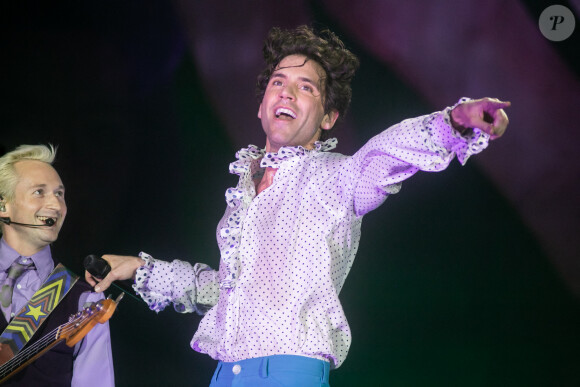 Mika en concert à Turin dans le cadre de sa tournée "Revelation" , le 24 novembre 2019. 