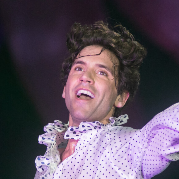 Mika en concert à Turin dans le cadre de sa tournée "Revelation" , le 24 novembre 2019. 