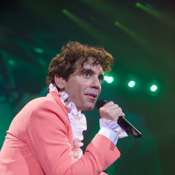 Mika (Michael Holbrook Penniman Jr) en concert au PalaEur à Rome dans le cadre de sa tournée "Revelation Tour" le 27 novembre 2019. 