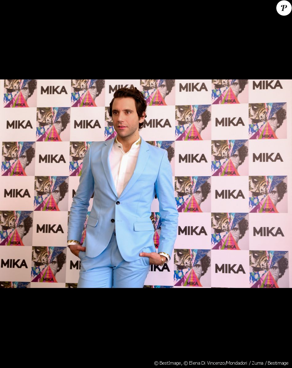 Mika présente son 5ème album 'My Name is Michael Holbrook' à la Centrale dell Acqua à Milan le 3 octobre 2019. © Elena Di Vincenzo/Mondadori / Zuma / Bestimage