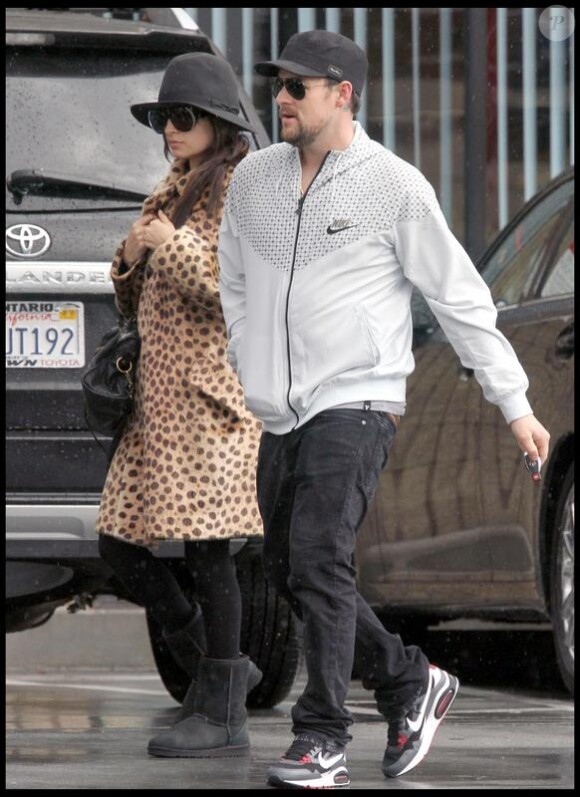 Nicole Richie et son compagnon Joel Madden à Studio City en Californie