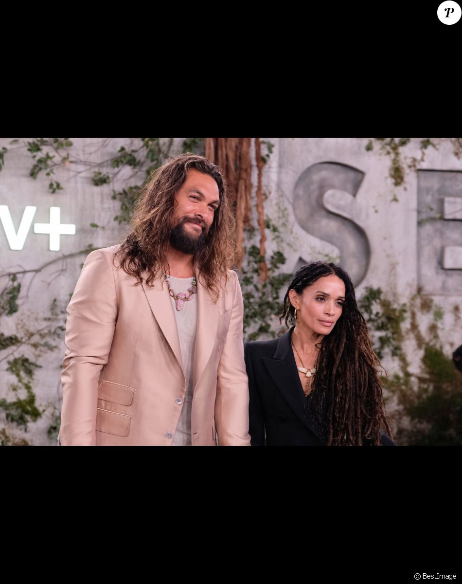 Jason Momoa et sa femme Lisa Bonet à la première du film "See" à Los Angeles, le 21 octobre 2019.