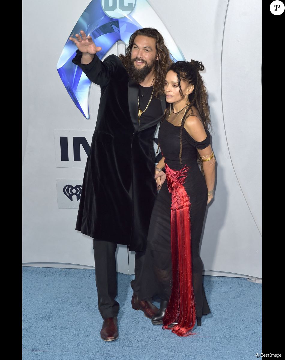 Jason Momoa, Lisa Bonet à la première du film "Aquaman" à Los Angeles