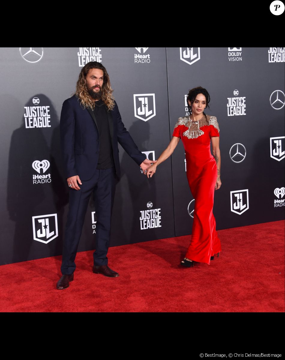 Jason Momoa, Lisa Bonet à la première de 'Justice League' au théâtre Dolby à Hollywood, le 13 novembre 2017 © Chris Delmas/Bestimage