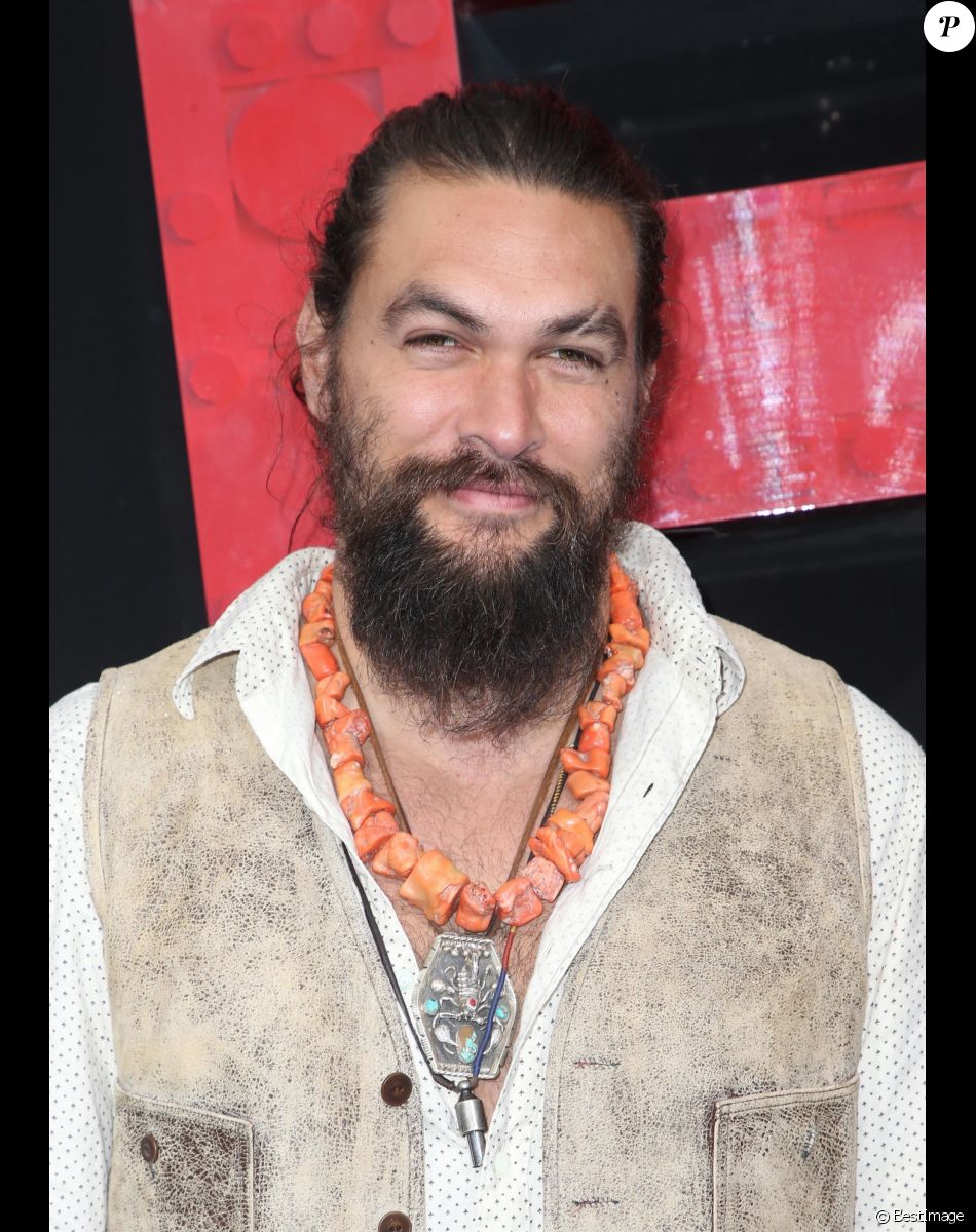 Jason Momoa - Les célébrités posent lors du photocall de la première de 'The Lego Movie 2: The Second Part' à Westwood
