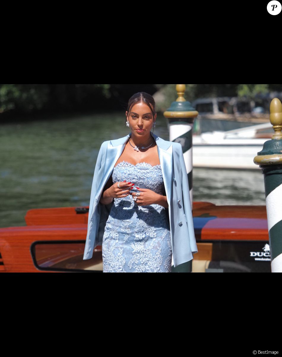 Georgina Rodriguez - Les personnalités se pressent au festival international du film de Venise (La Mostra), le 1er septembre 2021.