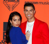Cristiano Ronaldo et sa compagne Georgina Rodriguez à la soirée MTV European Music Awards 2019 (MTV EMA's) au FIBES Conference and Exhibition Centre à Séville en Espagne, le 3 novembre 2019 