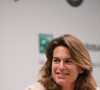 Amelie Mauresmo, - Amélie Mauresmo participe à la conférence de presse de la nouvelle édition du tournoi de Roland Garros (22 mai - 5 juin 2022) à Paris, le 16 mars 2022. © FFT / Panoramic / Bestimage 