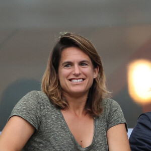 Amélie Mauresmo lors du match du quart de finale de l'UEFA Euro 2016 France-Islande au Stade de France à Saint-Denis, France le 3 juillet 2016. © Cyril Moreau/Bestimage 