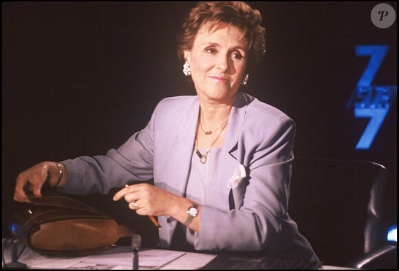 Edith Cresson invitée de l'émission Sept sur Sept en 1991