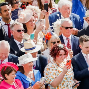 Catherine Kate Middleton, duchesse de Cambridge, Sophie Rhys Jones, comtesse de Wessex et le prince Edward comte de Wessex lors de la Royal Garden Party à Buckingham Palace, le 18 mai 2022. 