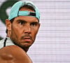 Rafael Nadal en entrainement à Roland-Garros, le 19 mai 2022. © Matthieu Mirville/Zuma Press/Bestimage