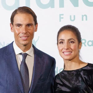 Rafael Nadal et sa femme Xisca Perello - Photocall de la cérémonie de l'anniversaire de la fondation Rafael Nadal à Madrid.