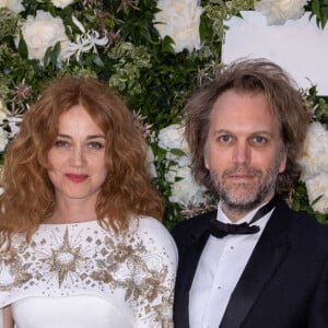 Florian Zeller et sa femme Marine Delterme - Photocall du dîner Vanity Fair x Louis Vuitton chez Fred l'Ecailler lors du 75ème Festival International du Film de Cannes, le 20 mai 2022. © Olivier Borde / Bestimage 