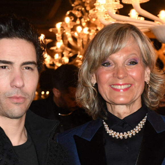 Tahar Rahim, Hélène Arnault, Isabelle Huppert - Dîner de gala Louis Vuitton en marge de la 59ème édition de la Biennale de Venise le 21 avril 2022. 