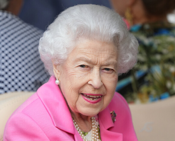 La reine Elisabeth II d'Angleterre en visite au "Chelsea Flower Show 2022" à Londres. 