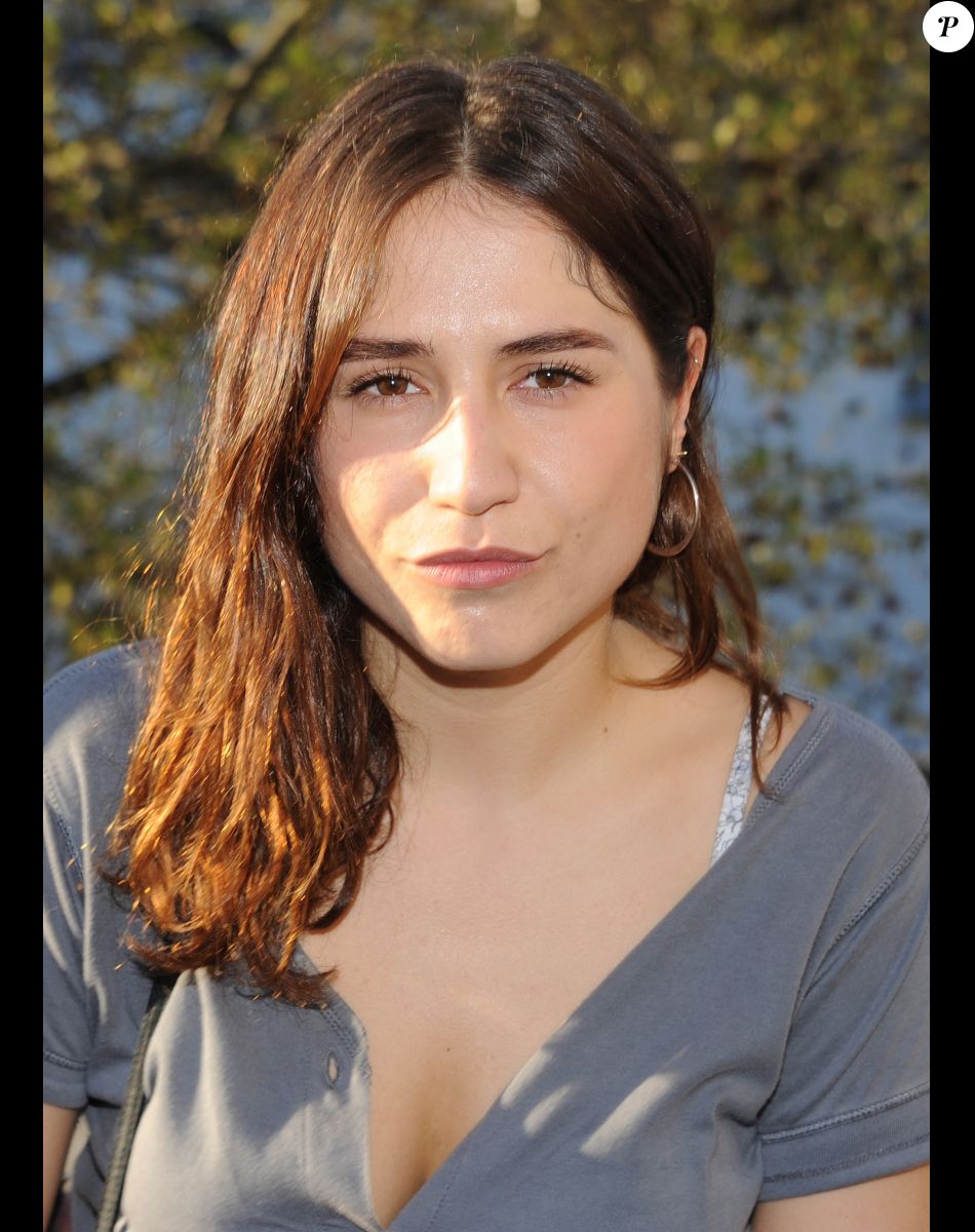 Izïa Higelin - Projection du court-métrage "Le Bout du Tunnel", inspiré de l'histoire vraie de Laurent Jacqua, au cinéma Le Louxor à Paris, le 14 avril 2015.
