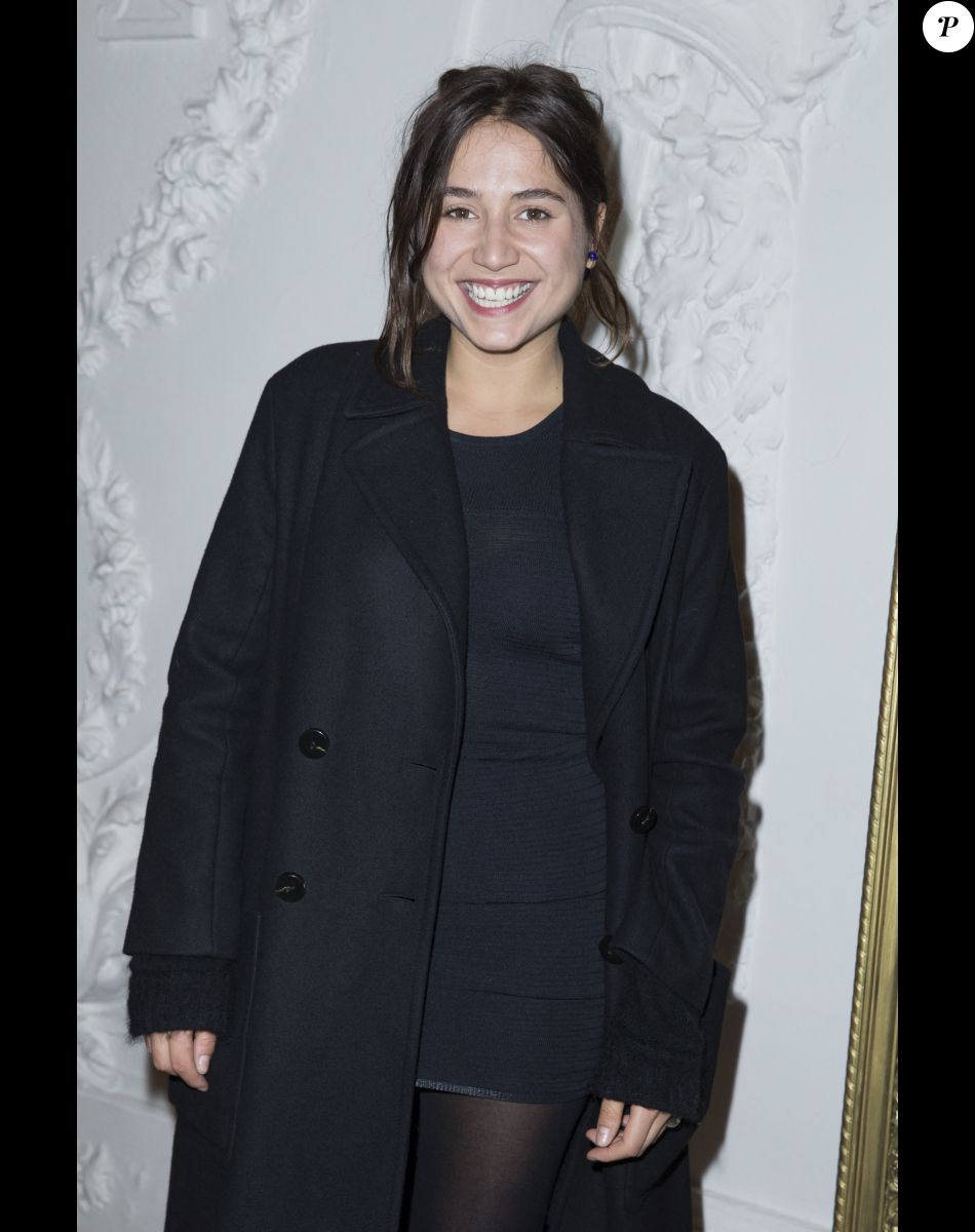 Izia Higelin - People au défilé de mode "Jean Paul Gaultier", collection Haute Couture printemps-été 2015, à Paris. Le 28 janvier 2015
