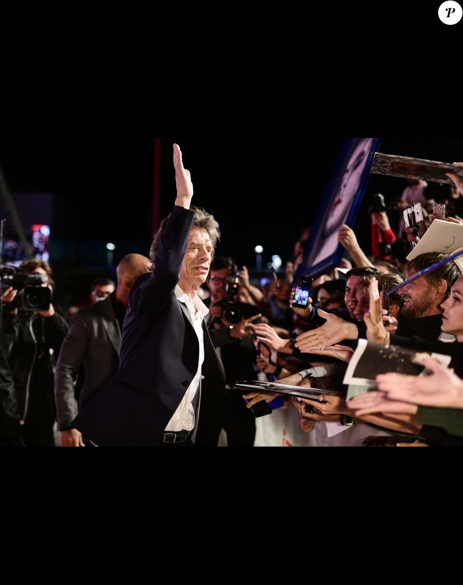 Mick Jagger à la première de "The Burnt Orange Heresy" au 76ème Festival International du Film de Venise (Mostra), le 7 septembre 2019.