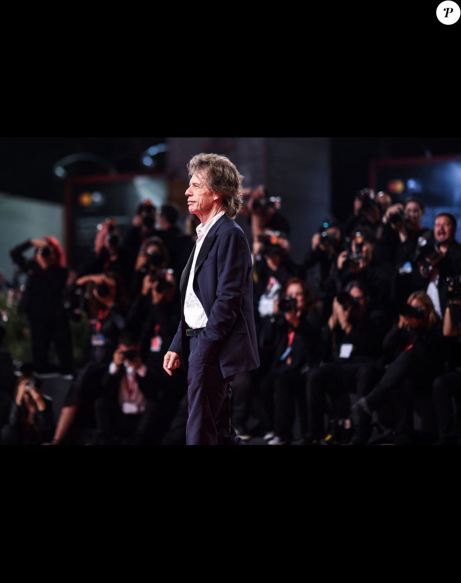 Mick Jagger à la première de "The Burnt Orange Heresy" au 76ème Festival International du Film de Venise (Mostra), le 7 septembre 2019.