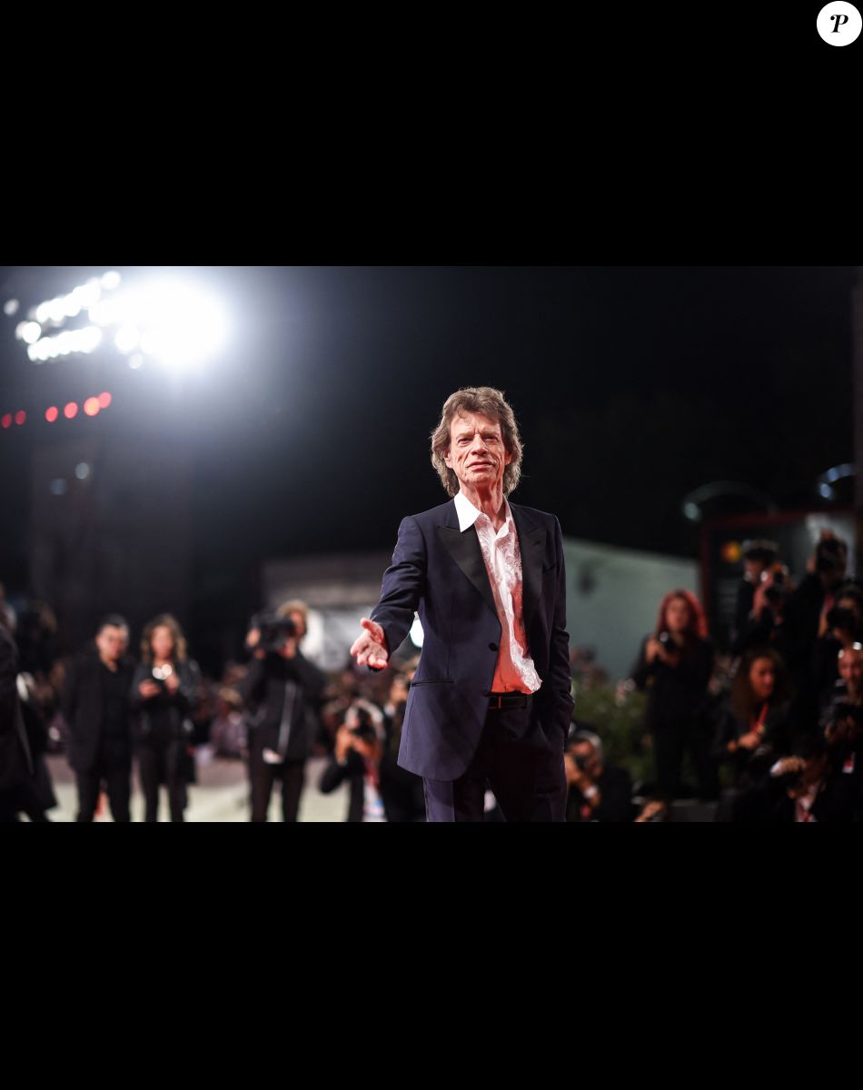 Mick Jagger à la première de "The Burnt Orange Heresy" au 76ème Festival International du Film de Venise (Mostra), le 7 septembre 2019.