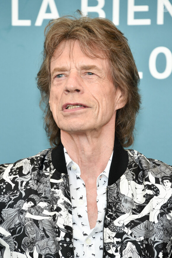 Mick Jagger au photocall de "The Burnt Orange Heresy" au 76ème Festival International du Film de Venise (Mostra), le 7 septembre 2019. 
