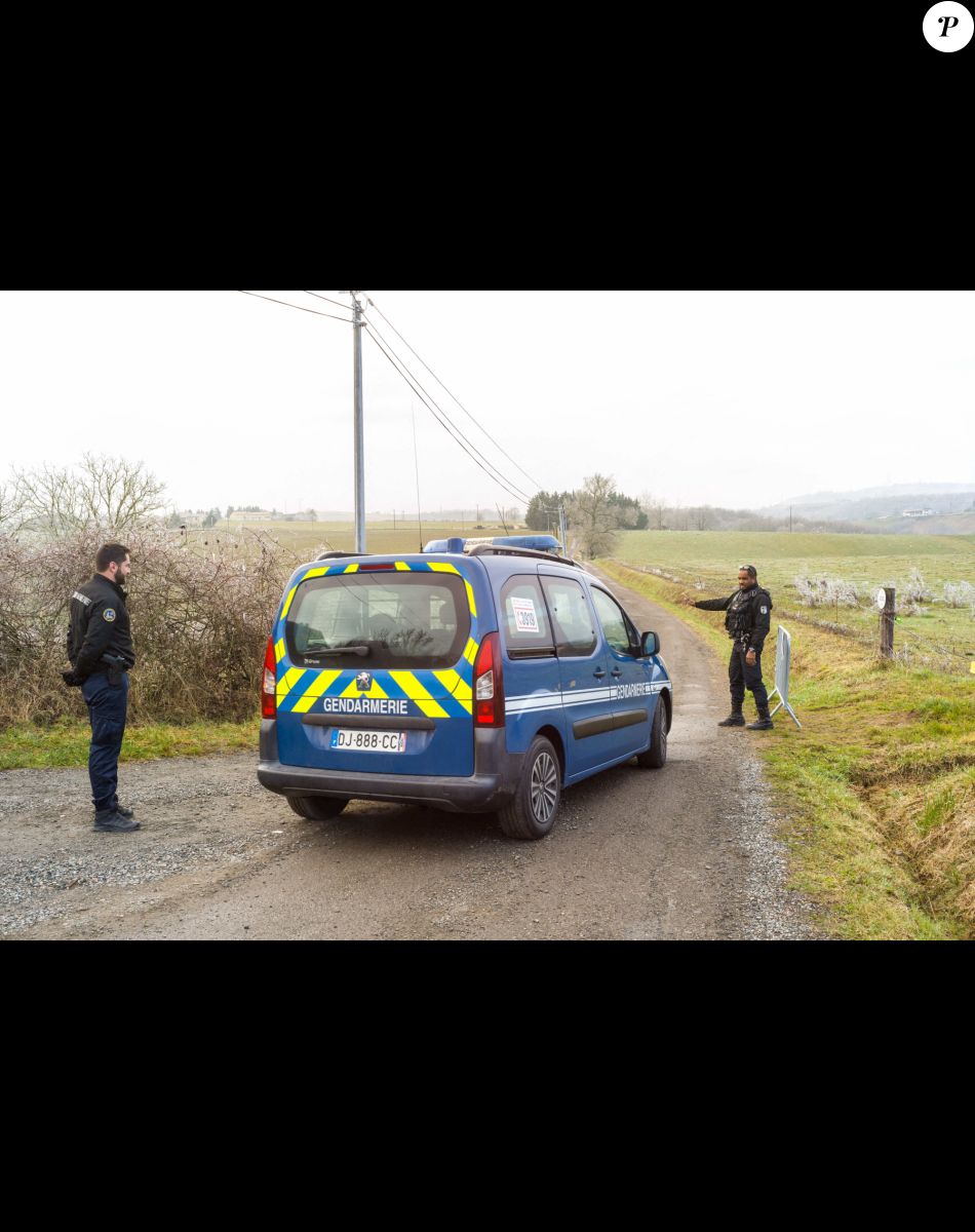 Les recherches organisées par les gendarmes après la disparition de Delphine Jubillar à Cagnac-les-Mines. 19 janvier 2022