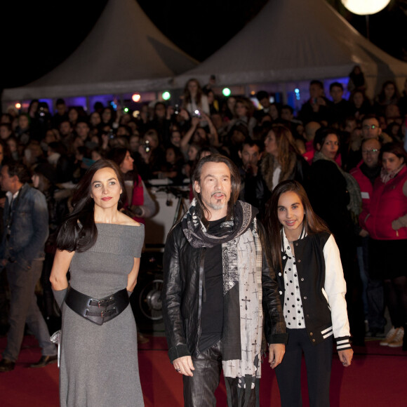 Florent Pagny, sa femme Azucena et leur fille Ael - 15eme edition des NRJ Music Awards a Cannes. Le 14 decembre 2013
