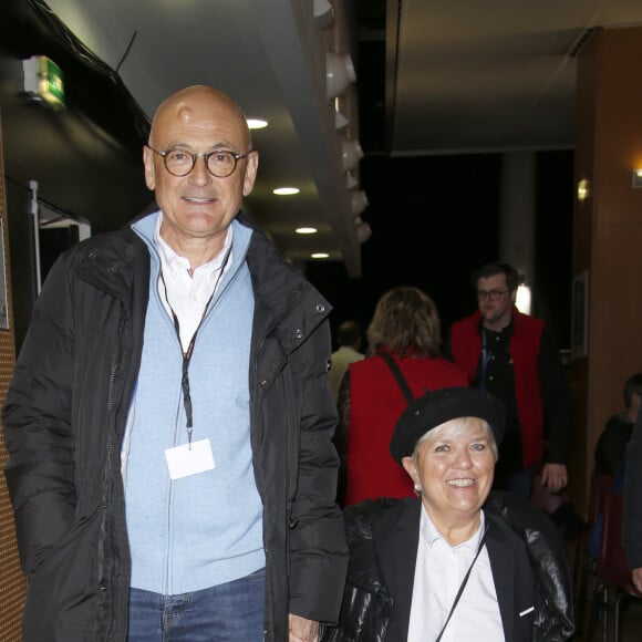 Mimie Mathy et son mari Benoist Gérard - Soirée de clôture du 22ème Festival des créations télévisuelles de Luchon. Le 8 février 2020 © Christophe Aubert via Bestimage