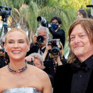 Diane Kruger et son compagnon Norman Reedus - Montée des marches pour la cérémonie de clôture du 75ème Festival International du Film de Cannes. Le 28 mai 2022 © Olivier Borde / Bestimage