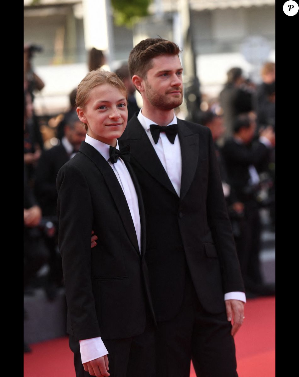 Eden Dambrine et Lukas Dhont - Montée des marches pour la cérémonie de clôture du 75ème Festival International du Film de Cannes. Le 28 mai 2022 © Giancarlo Gorassini / Bestimage
