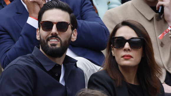 Sofia Essaïdi et Adrien Galo très amoureux : fous rires et gestes tendres à Roland-Garros