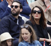 Sofia Essaïdi et son compagnon Adrien Galo - People dans les tribunes lors des Internationaux de France de Tennis de Roland Garros 2022 à Paris le 29 mai 2022. © Cyril Moreau/Bestimage