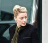 Amber Heard quitte le tribunal lors du procès intenté pour diffamation par son ex-mari, Johnny Depp. Le 25 mai 2022.