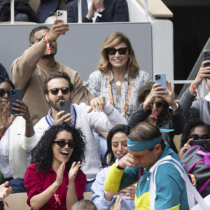 Rafael Nadal - People dans les tribunes lors des Internationaux de France de Tennis de Roland Garros 2022 à Paris le 29 mai 2022. © Cyril Moreau/Bestimage