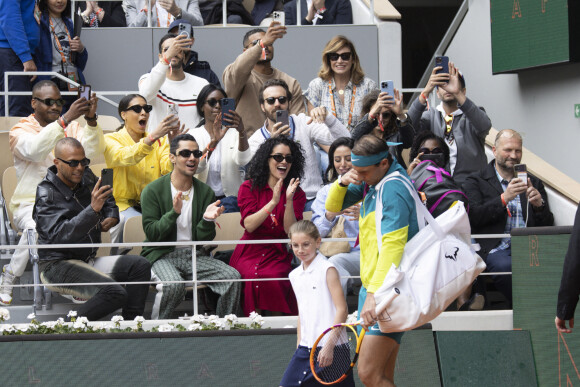 Rafael Nadal - People dans les tribunes lors des Internationaux de France de Tennis de Roland Garros 2022 à Paris le 29 mai 2022. © Cyril Moreau/Bestimage