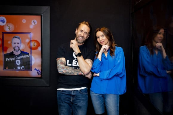 Exclusif - Philippe Caverivière, Cyrielle Sarah Cohen - Enregistrement de l'émission de l'émission "CS Cohen" sur Radio J à Paris. Le 9 février 2022 © Jack Tribeca / Bestimage 