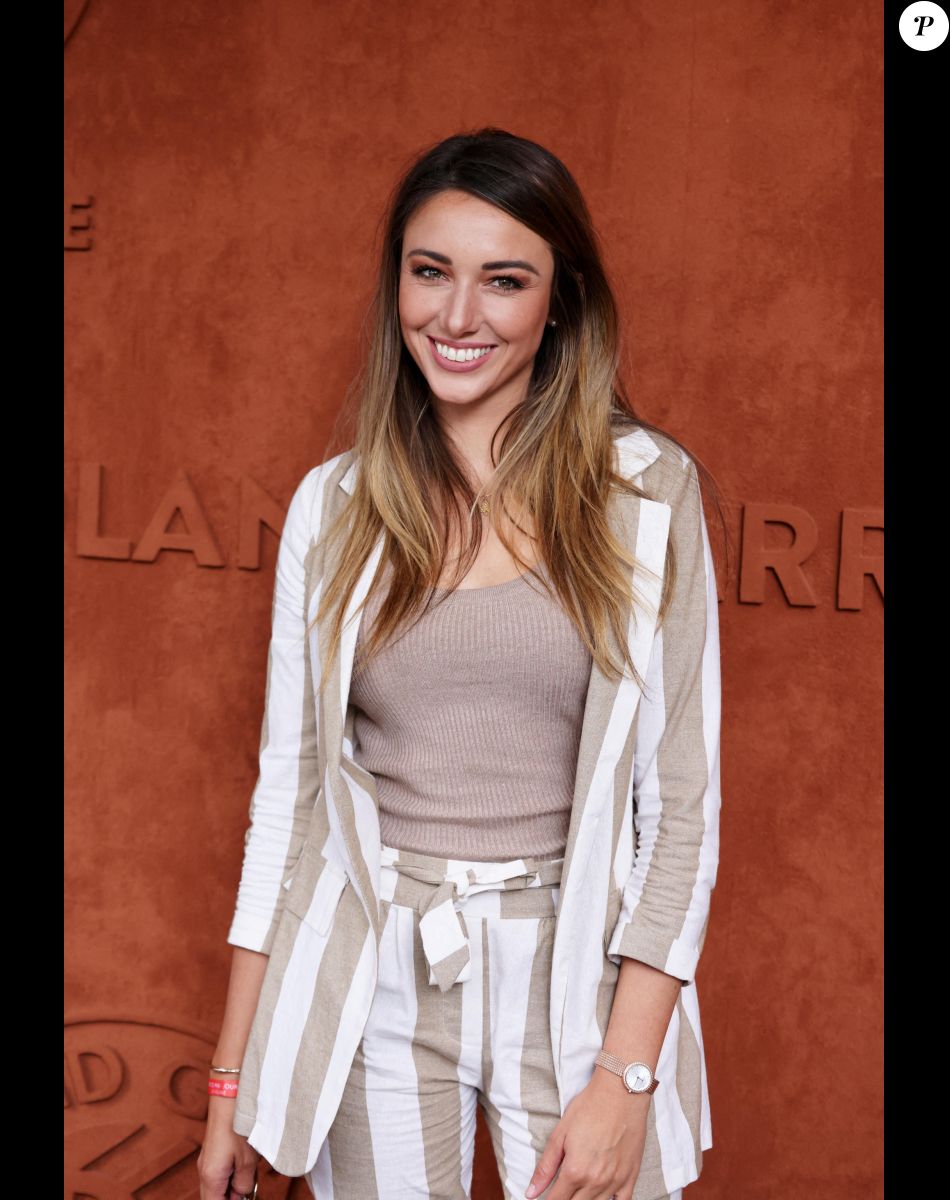 Delphine Wespiser, Miss France 2012 au village (jour 10) lors des Internationaux de France de Tennis de Roland Garros 2022 à Paris, France, le 31 mai 2022. © Dominique Jacovides/Bestimage