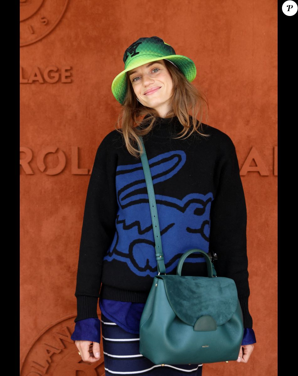 Noémie Schmidt au village (jour 10) lors des Internationaux de France de Tennis de Roland Garros 2022 à Paris, France, le 31 mai 2022. © Dominique Jacovides/Bestimage