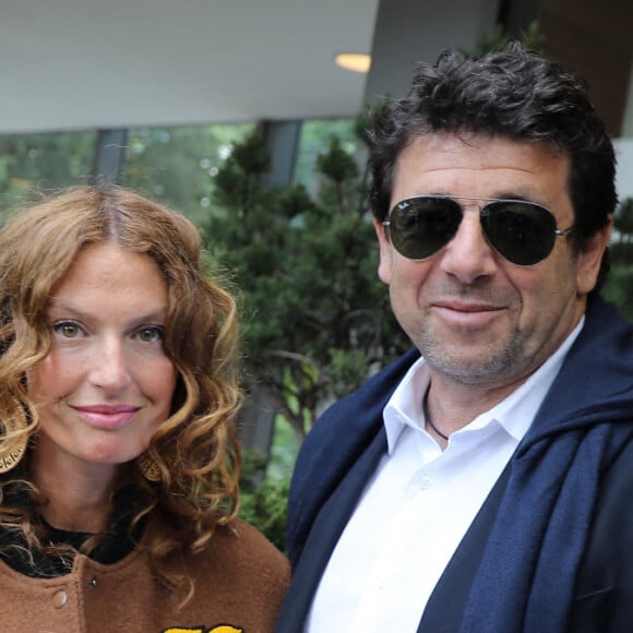 Aurélie Saada et Patrick Bruel au village (jour 10) lors des Internationaux de France de Tennis de Roland Garros 2022 à Paris, France, le 31 mai 2022. © Dominique Jacovides/Bestimage 