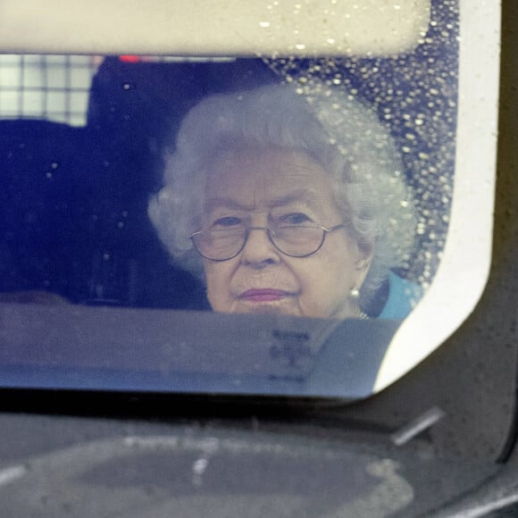 La reine Elisabeth II d'Angleterre est de retour au château de Windsor après avoir passé quatre jours à Balmoral le 31 mai 2022. 