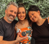 Olivia Gayat (Familles nombreuses, la vie en XXL) avec ses parents sur Instagram